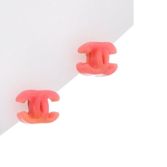 Chanel Jewelry - Chanel Silver-Tone CC Logo Studs (Authentic Pre-Owned)